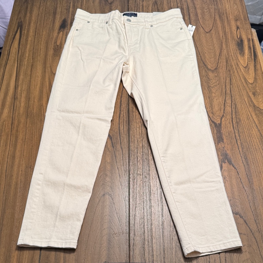 Talbots‎ Simply Flattering Collection Ivory Pants